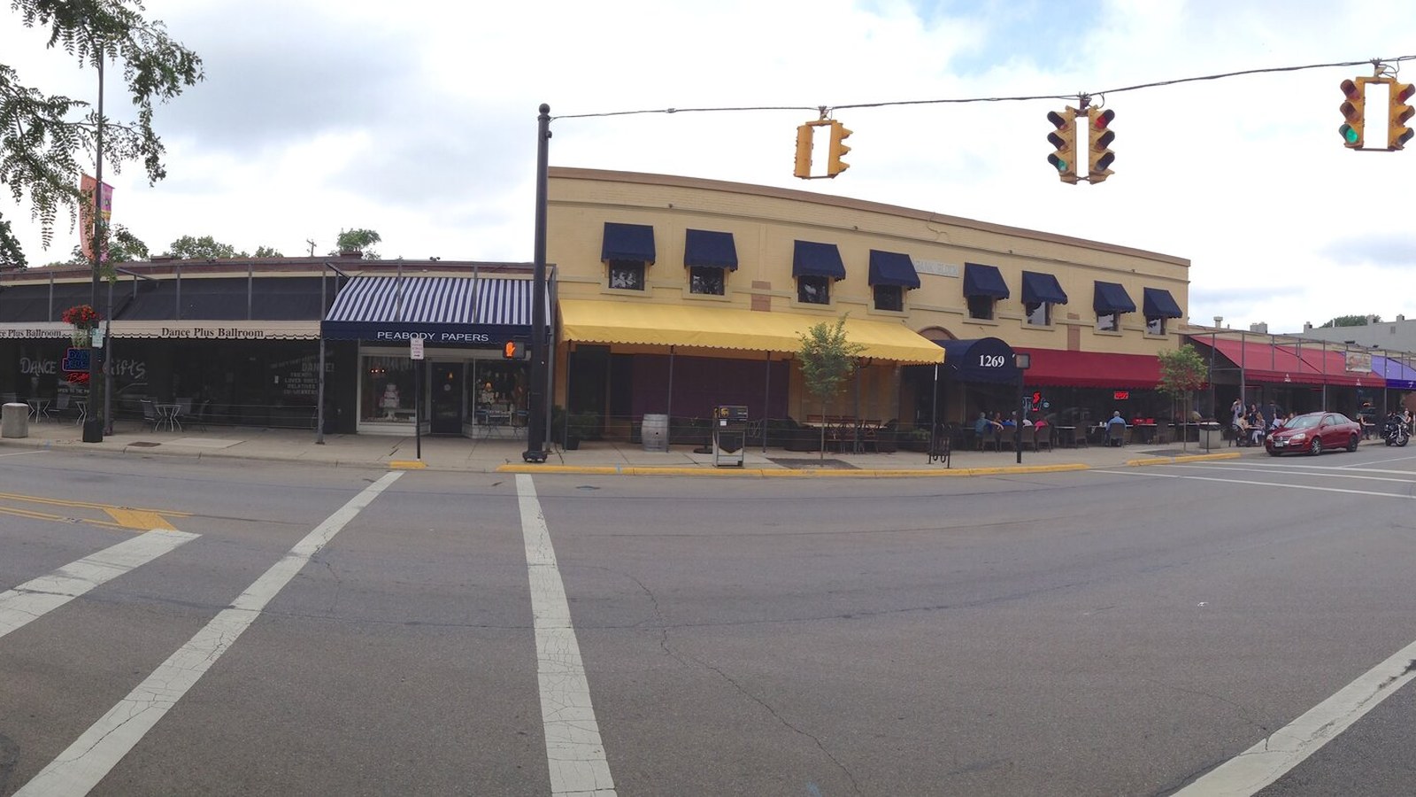 The historic Bank Block Building on Grandview Avenue in Grandview Heights, Ohio