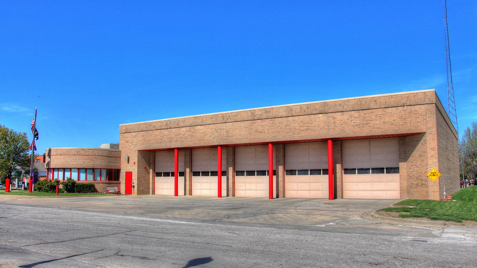 Belton Fire Department's Station 1 on Main Street in Belton, Missouri