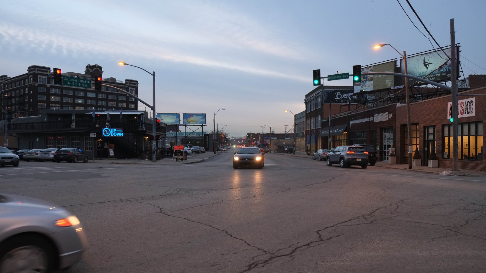 The Crossroads Arts District in Kansas City, Missouri