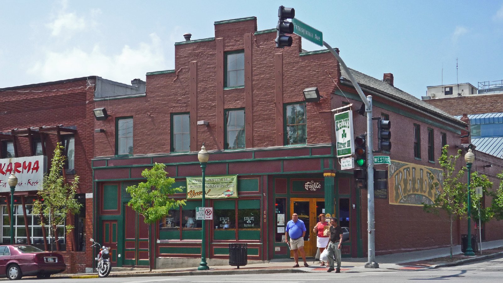 Kelly's Westport Inn, a historic Westport landmark in Kansas City, Missouri