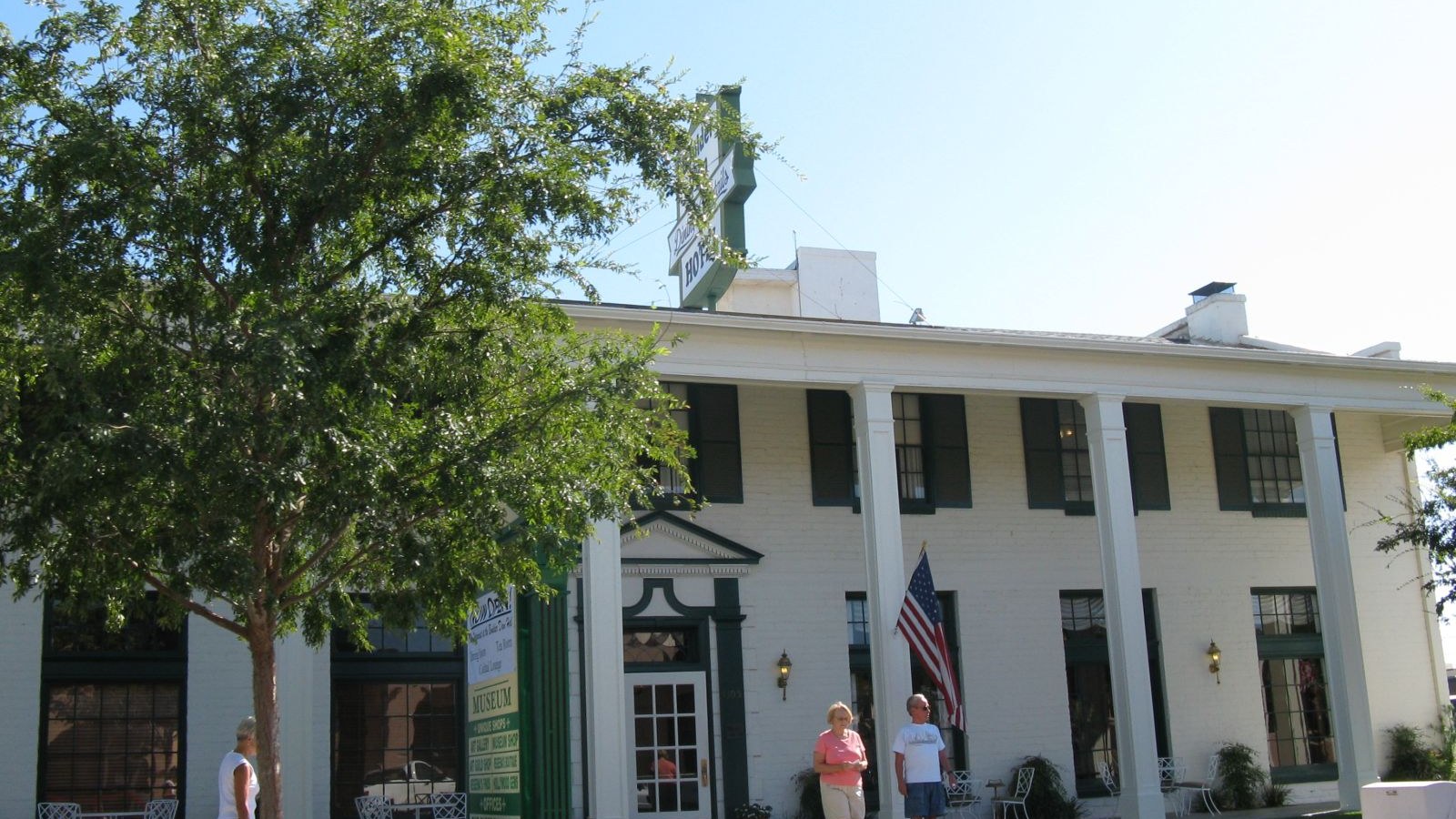 The historic Boulder Dam Hotel in downtown Boulder City, Nevada