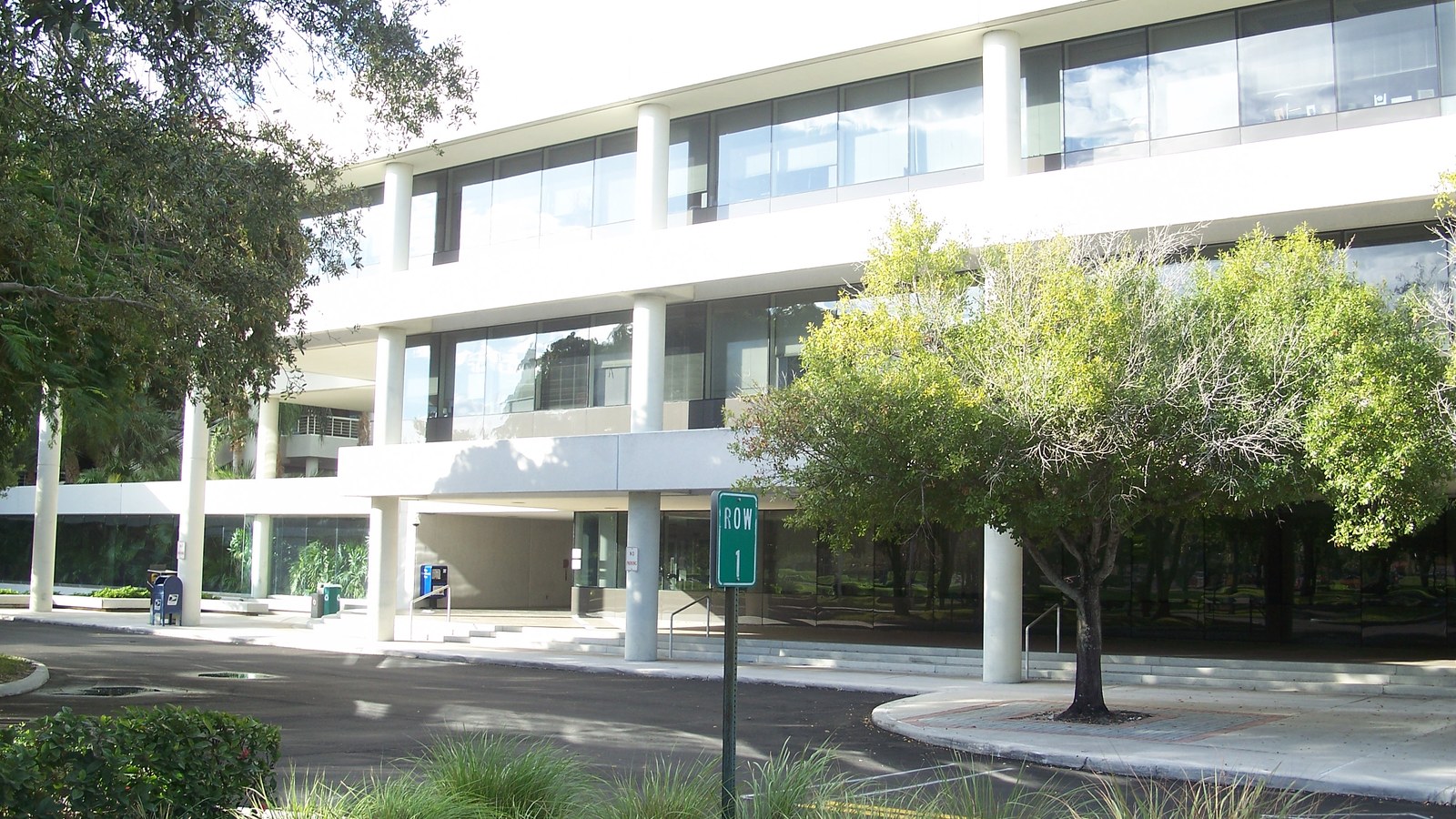 The historic Florida Power & Light office building in North Palm Beach, now home to the FPL history museum